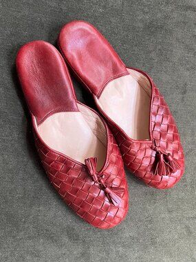 Vintage Bottega Veneta Intrecciato Slipper Shoe (Size 36)